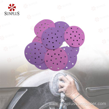 6hole Sanding Disc Dry Hook & Loop Sandpaper